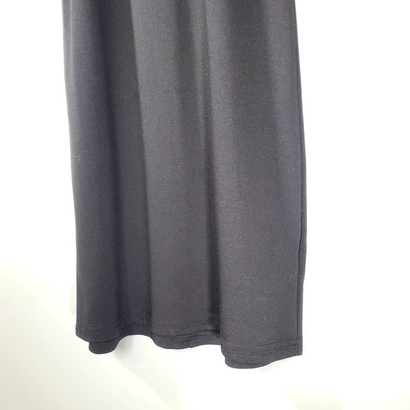 AKIRA Cage Top Short Sleeve Mini Sheath Dress Blaxk Size Medium - Picture 3 of 9